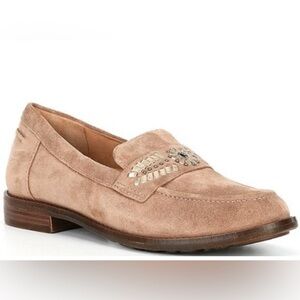 Brioso Frisco Women's Suede Loafers Tan Size 8.5 M Comfort Beige Preppy Academia